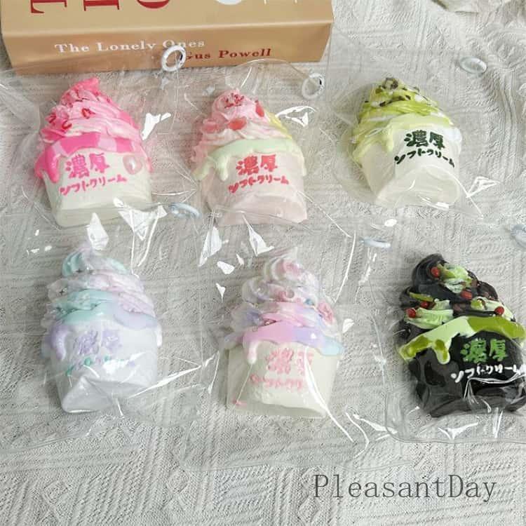 スクイーズ アイスクリーム ケーキ おもちゃ パン屋さん 大きい 可愛い