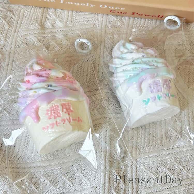 スクイーズ アイスクリーム ケーキ おもちゃ パン屋さん 大きい 可愛い