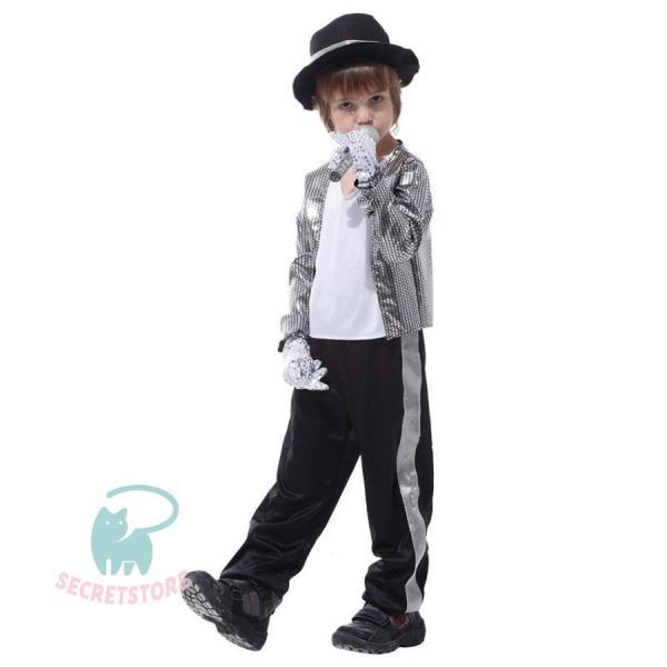 仮装 子供用 キッズ コスプレー コスチューム キッズ 万聖節  ハロウィーン コスプレ  キッズ 子供 Michael Jackson | ブランド登録なし | 01
