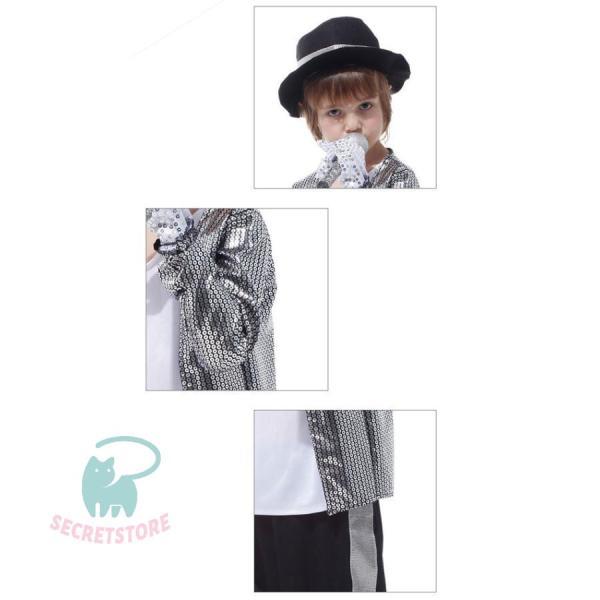 仮装 子供用 キッズ コスプレー コスチューム キッズ 万聖節  ハロウィーン コスプレ  キッズ 子供 Michael Jackson | ブランド登録なし | 07