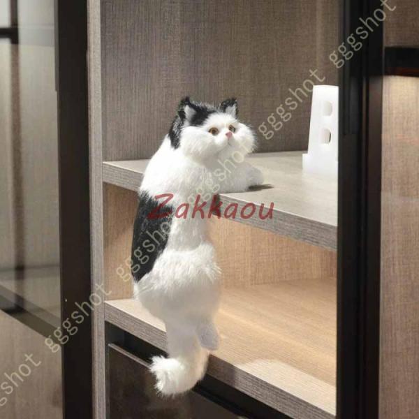 三毛猫 リアルねこ 猫ぬいぐるみ ペルシャ 手作り 動物モデル 座る