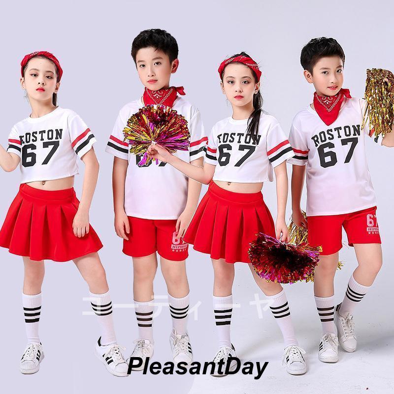 子供 チアガール衣装 ダンス衣装 キッズ チア 女の子 男の子