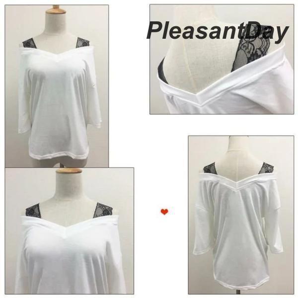 【極美品】Acka puffy cami blouse オフショルダートップス オフショルダー トップス 半袖 肩出し 肩あき 5分袖 tシャツ