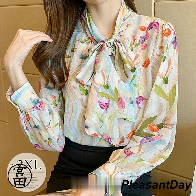 極美品 フラワー ボウタイ ブラウス SIZE F 極美品 フラワー ボウタイ ブラウス SIZE F