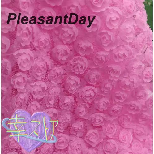 爆買 生地 布 切り売り 0.9m単位 服地 布地 レース チュール 花 バラ 薔薇 フラワー 3D 立体的 レディース 女性 子供 女の子 おしゃれ | ブランド登録なし | 07