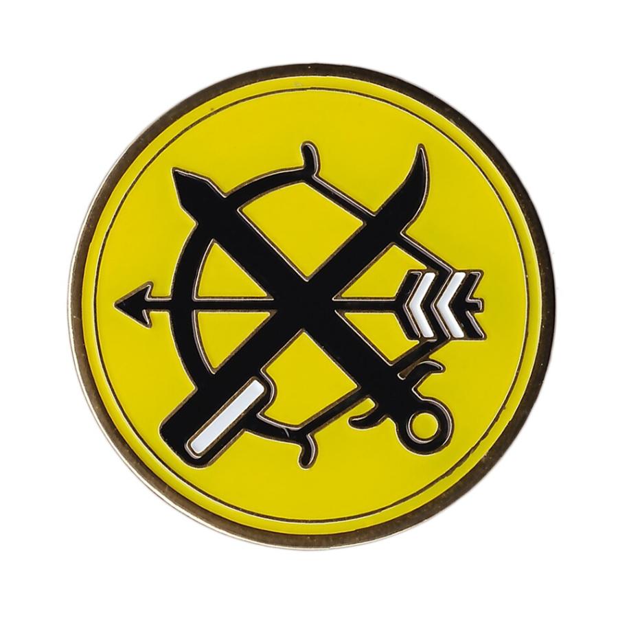 ピンバッチ 部隊マーク 航空自衛隊 築城基地 第6飛行隊(弓と剣) ACP085