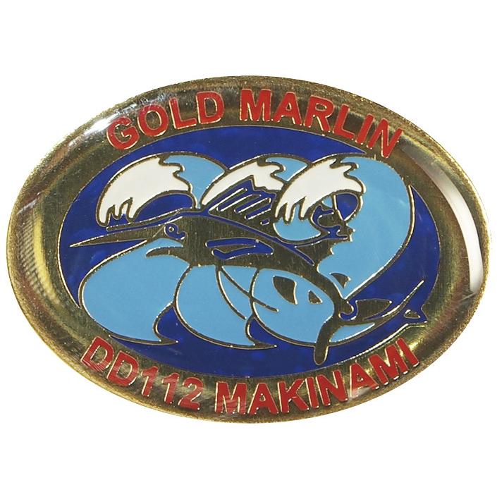 ピンバッチ 海上自衛隊 護衛艦まきなみ DD-112 ACP106-082 海自 自衛隊