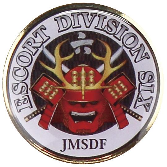 ピンバッチ 海上自衛隊 横須賀第6護衛隊 ACP106-090 海自 自衛隊