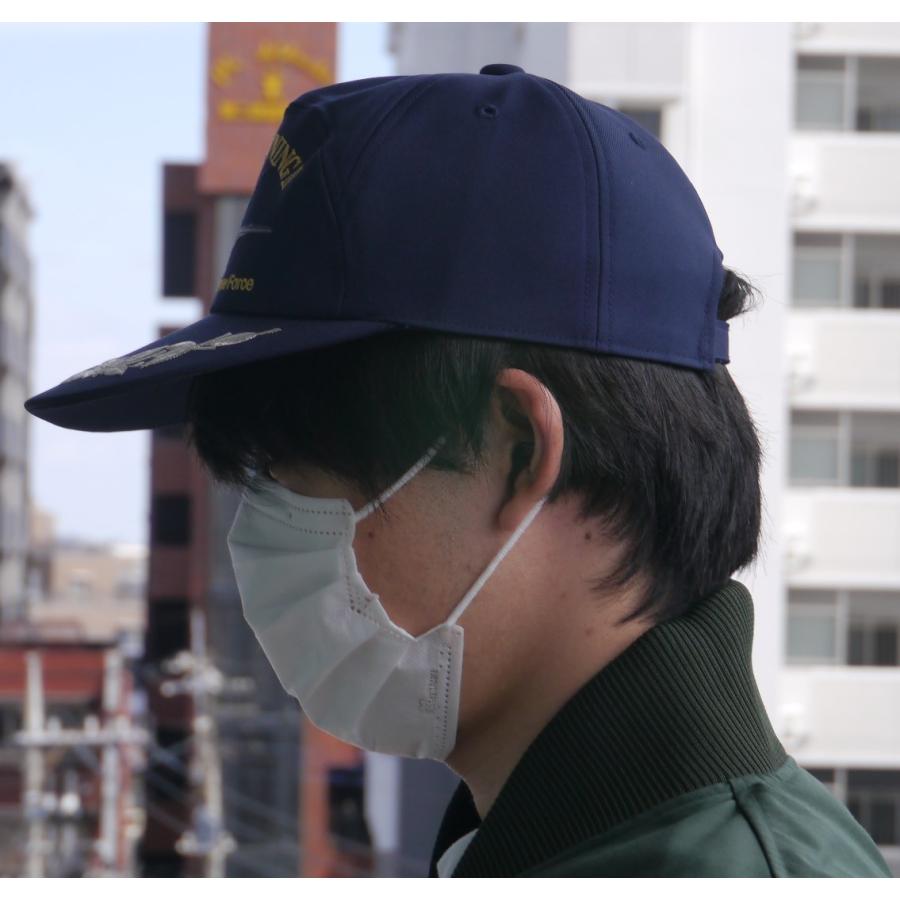 キャップ 航空自衛隊 戦闘機 F-35 ライトニングII モール付(紺