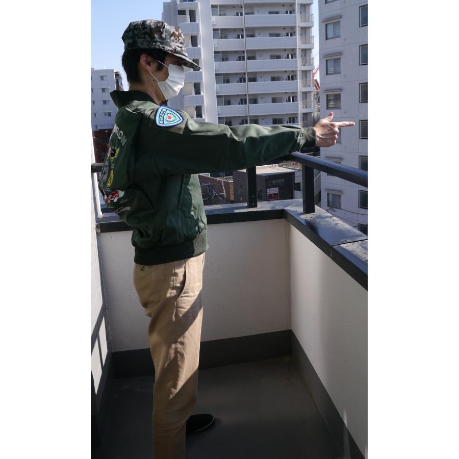 フライトジャンパー 航空自衛隊 イラクパッチ/12飛行隊刺繍入 フライトジャンパー 航空自衛隊 イラクパッチ/12飛行隊刺繍入