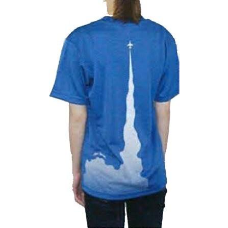 Tシャツ 航空自衛隊 ブルーインパルス 上昇(ブルー) 半袖 ドライ