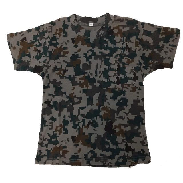 Tシャツ こども 航空自衛隊 空自デジタル迷彩 半袖 コットン 綿(サイズ