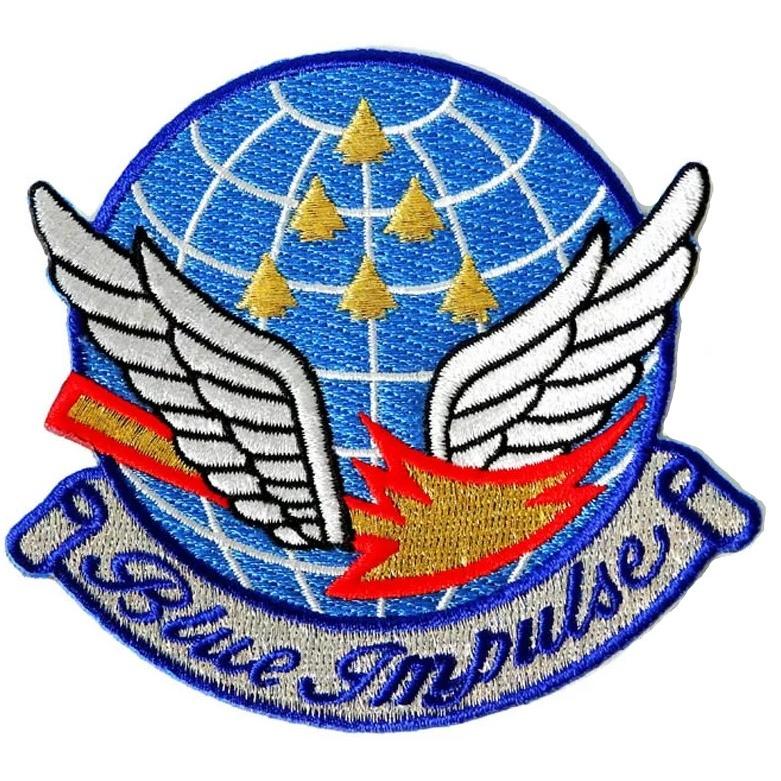 パッチ 航空自衛隊 ブルーインパルス エンブレム(小) PA146-TN 空自