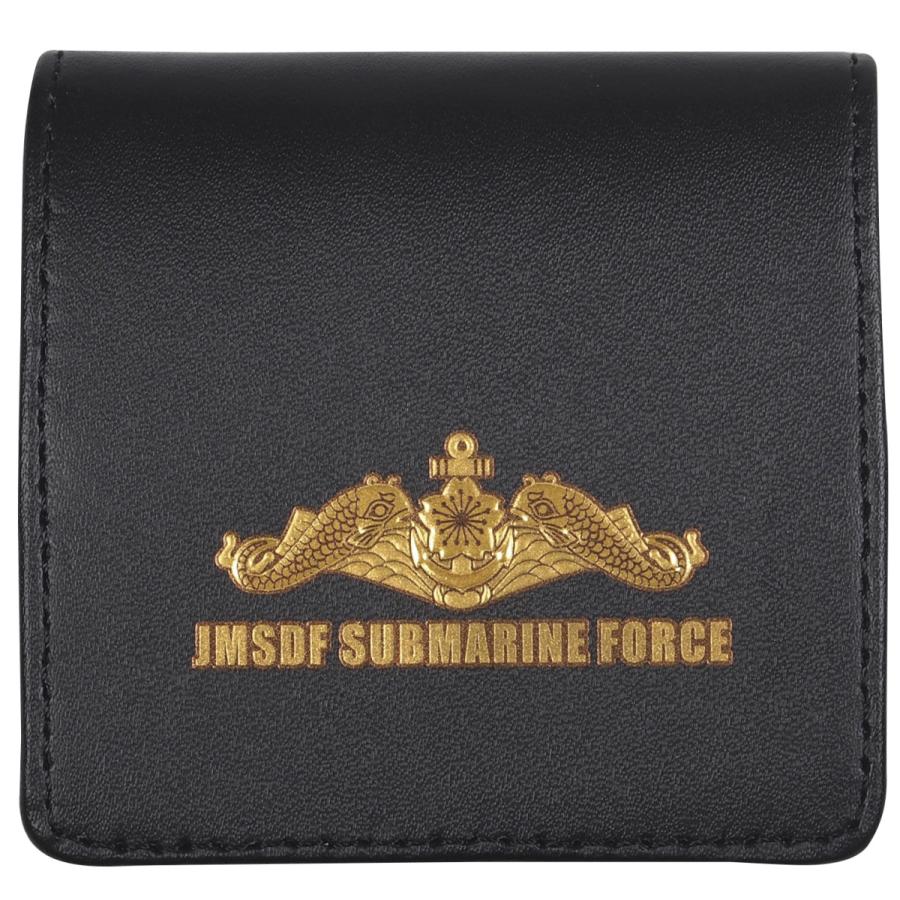 小銭入れ 本革 海上自衛隊 潜水艦き章 DOLPHIN MARK ZAE018 海自