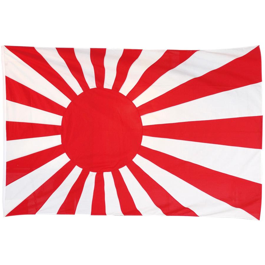 自衛艦旗 天竺 90cm×135cm ZAE066 自衛隊グッズ 雑貨 旗・フラッグ