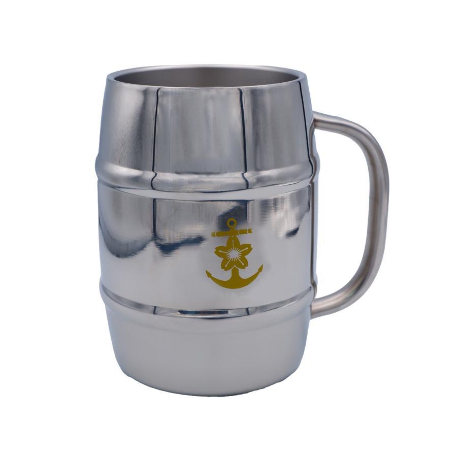 ステンレス豪快ジョッキ 海上自衛隊 ZAS090 海自 自衛隊グッズ 食器