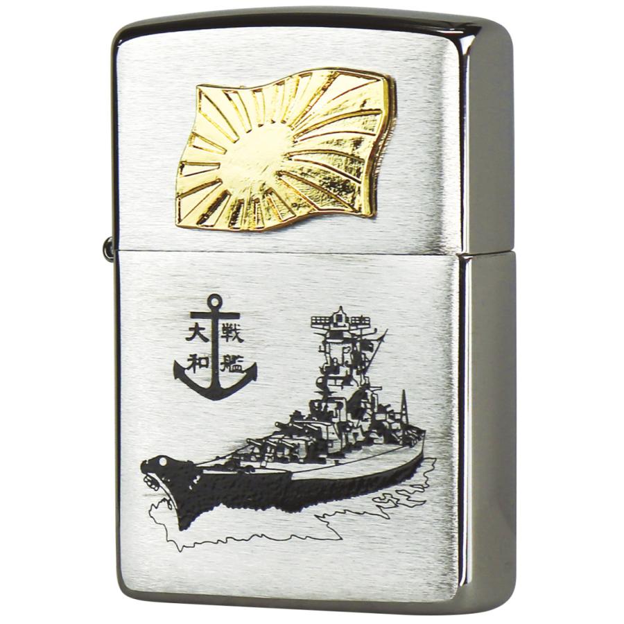 ZIPPOライター 大日本帝国海軍 戦艦大和 Type4 金軍艦旗 ZAZ011 ZIPPOライター 大日本帝国海軍 戦艦大和 Type4 金軍艦旗 ZAZ011