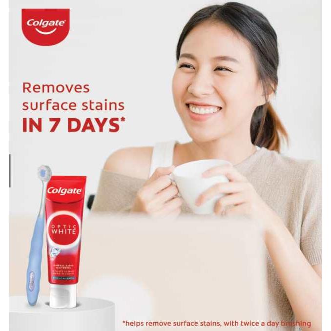 Colgate コルゲート 歯磨き粉 2個セット ホワイトニング オプティック ホワイト チューブ エクスフォリエイティング ミネラル 旧プラスシャイン | Colgate | 03