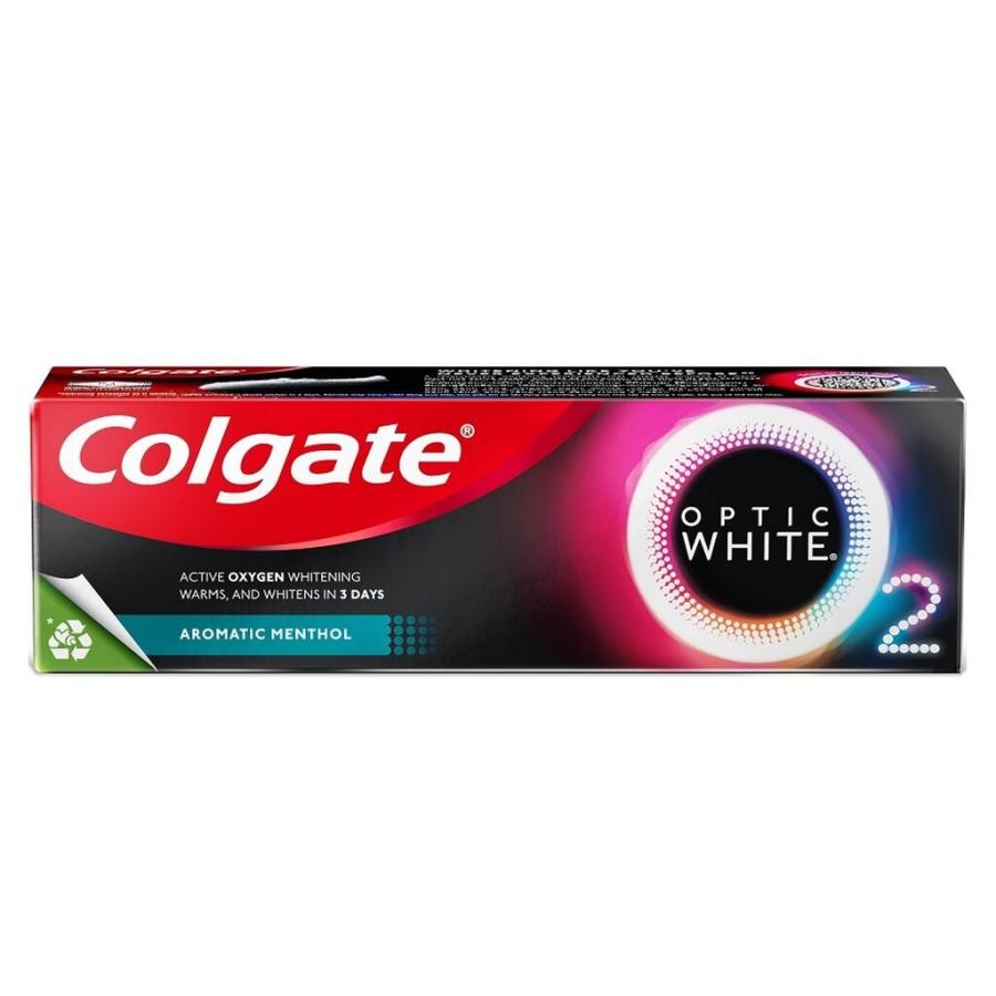 Colgate コルゲート 歯磨き粉 2個セット ホワイトニング オプティック ホワイト チューブ アロマティックメンソール | Colgate | 11
