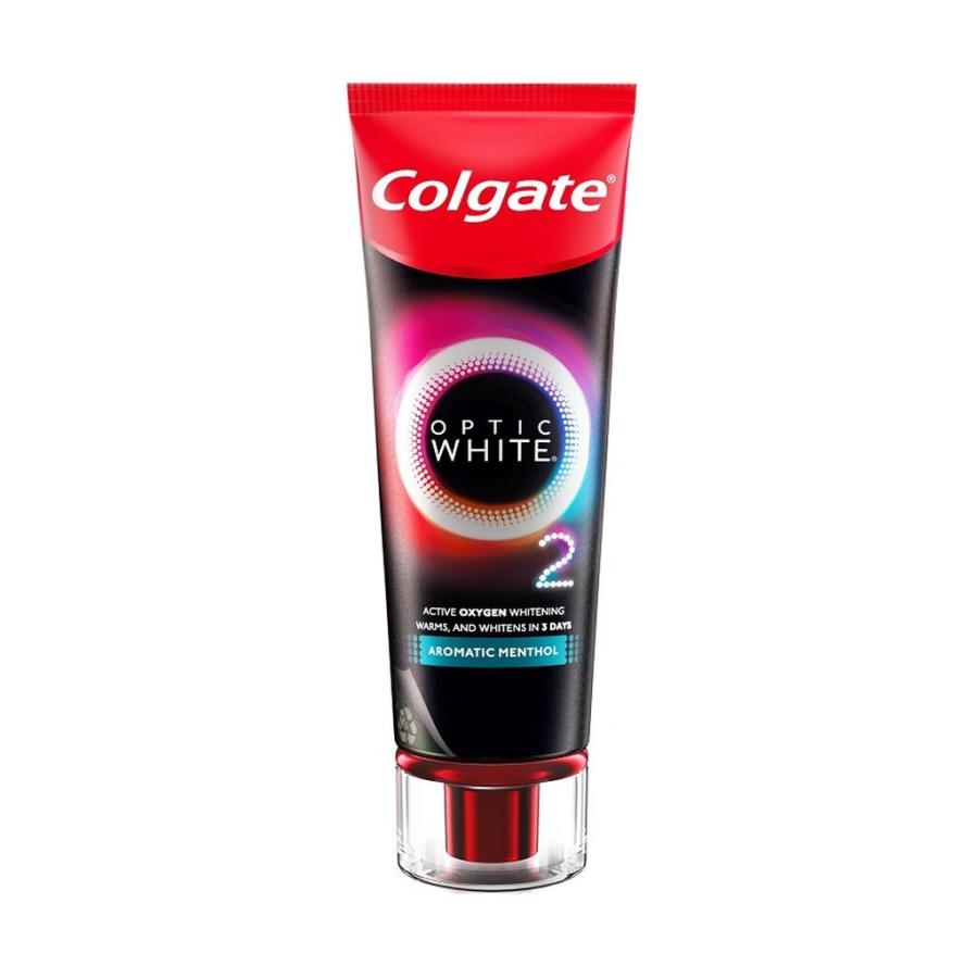 Colgate コルゲート 歯磨き粉 2個セット ホワイトニング オプティック ホワイト チューブ アロマティックメンソール | Colgate | 12