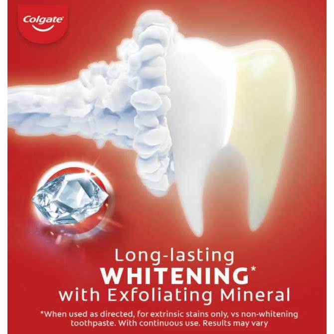 Colgate コルゲート 歯磨き粉 2個セット ホワイトニング オプティック ホワイト 訳あり チューブ エクスフォリエイティング ミネラル 旧プラスシャイン | Colgate | 06