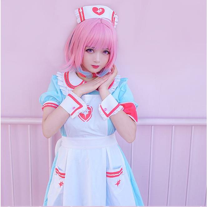 アイドルマスター コスプレ 夢見りあむ 衣装 ナース メイド服 
