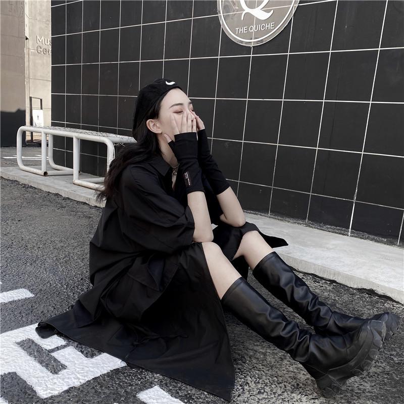 半袖 シャツ レディース トップス 和風 ゴシック ブラック 黒 不規則 ストリート系 原宿系 ダーク 病みかわいい 10代 代 Ga001 Pleglad 通販 Yahoo ショッピング