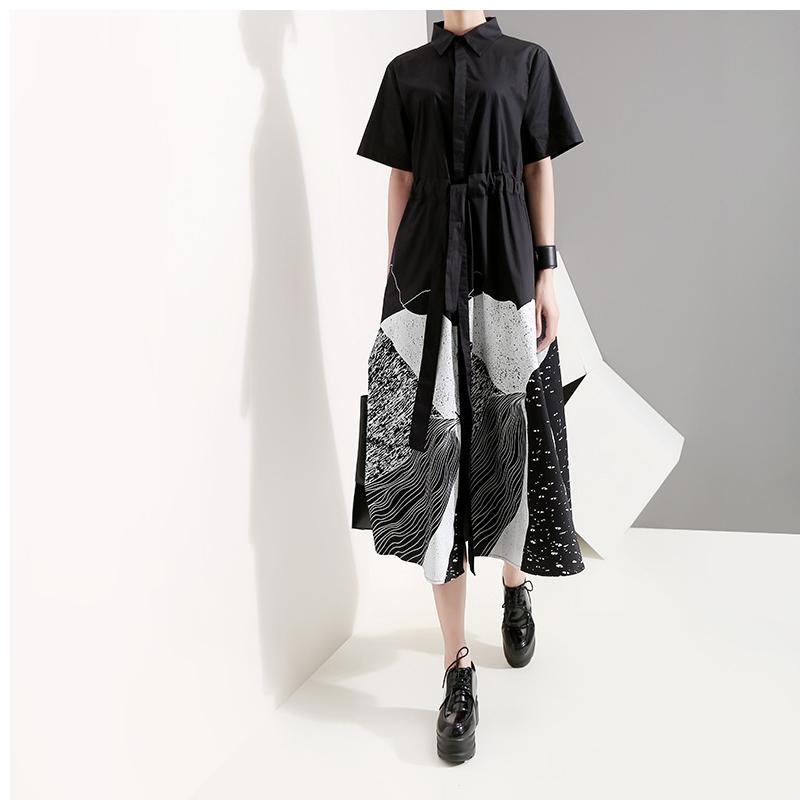 HARE 半袖 ワンピース 黒 青 シースルー 大人 モード系 AZUL BY MOUSSY | ウエストタック半袖ワンピース (ワンピース