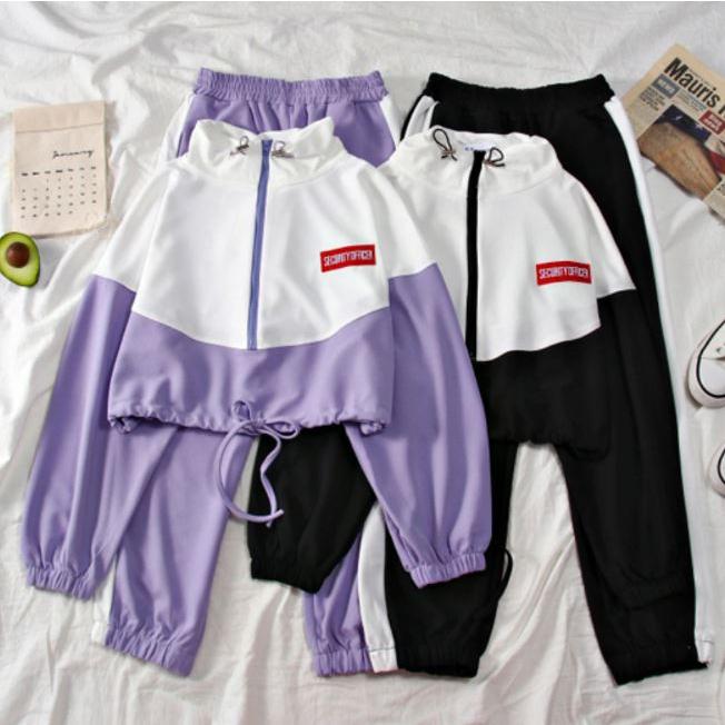 韓国ウェアROMP上下セット セットアップ ジャージ レディース 上下セット パンツ トップス 韓国