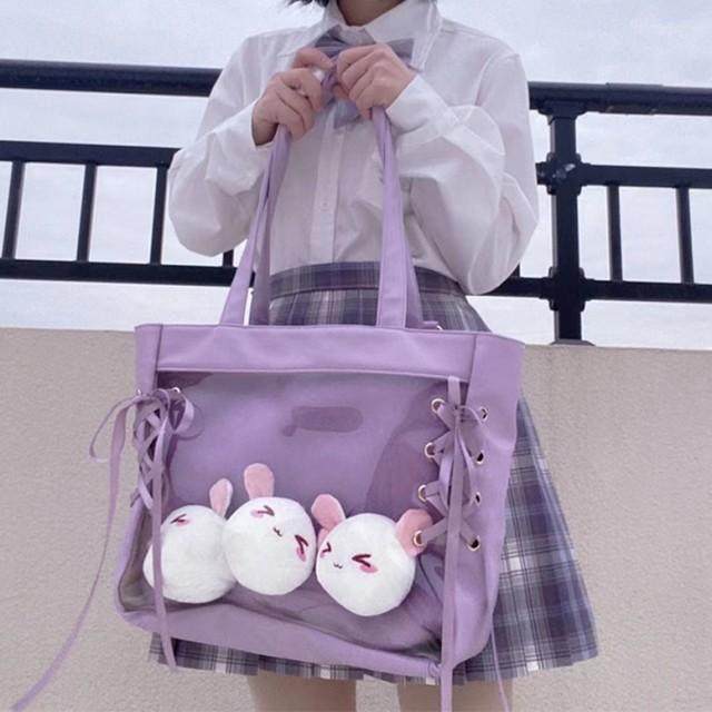 痛バッグ 痛バ ショルダーバッグ クリア レディース トート 痛