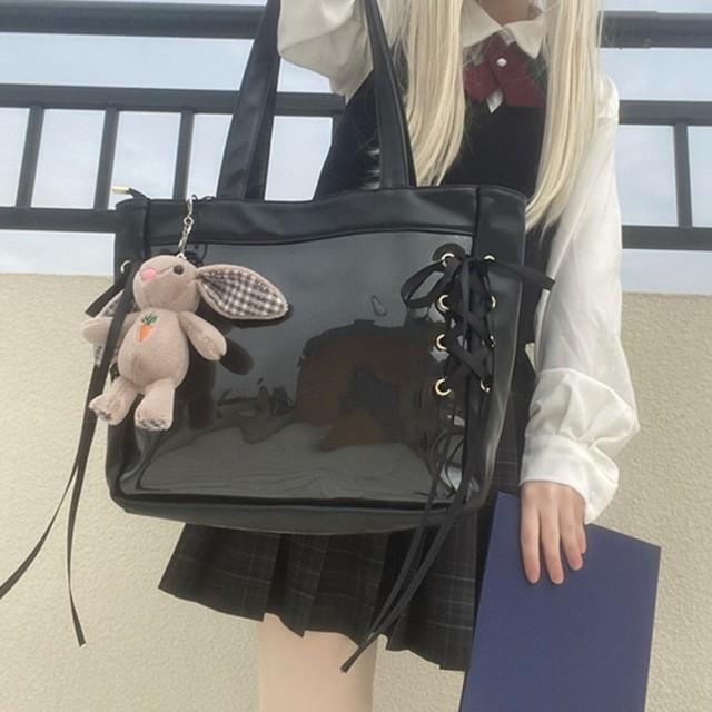 痛バッグ 痛バ ショルダーバッグ クリア レディース トート 痛