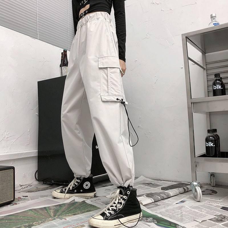 [韓国] カーゴパンツ ストレート ベルト付 ストリート 全5color 韓国] カーゴパンツ ストレート ベルト付 ストリート 全5color