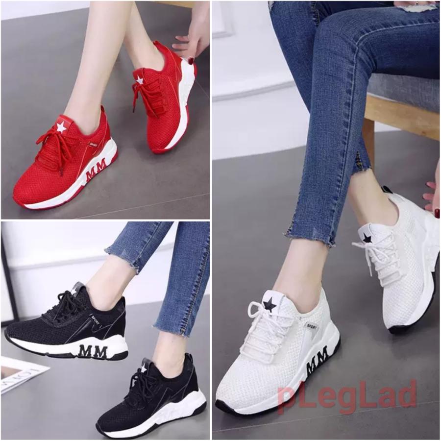 スニーカー レディース スポーツシューズ 厚底 インヒール シューズ カジュアル スポーツ トレーニング ジム ランニングシューズ ジョギング |  | 04