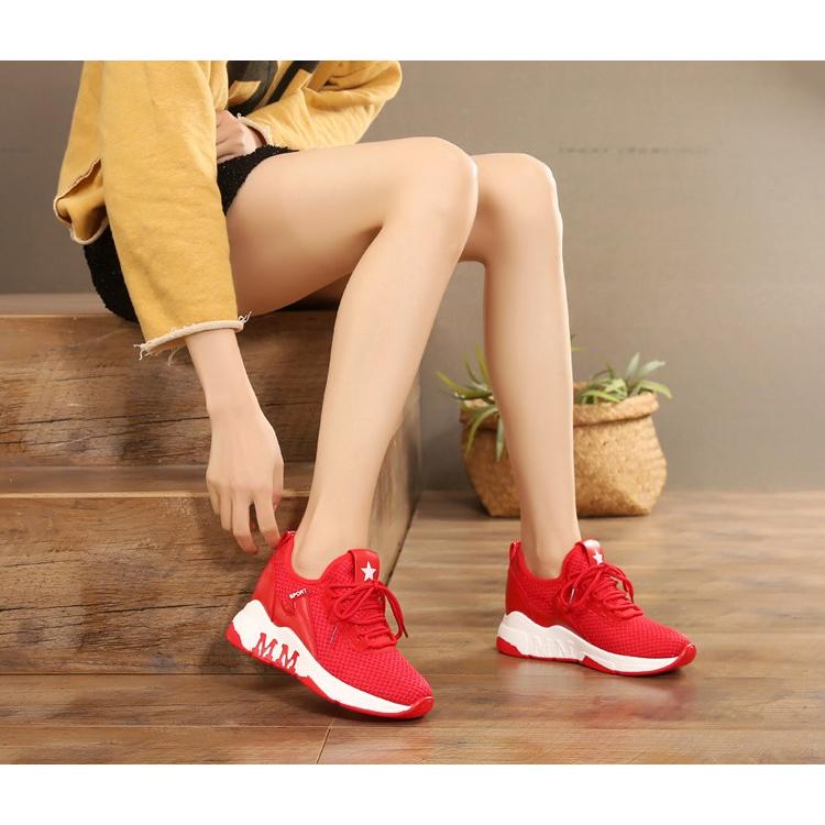 スニーカー レディース スポーツシューズ 厚底 インヒール シューズ カジュアル スポーツ トレーニング ジム ランニングシューズ ジョギング |  | 13
