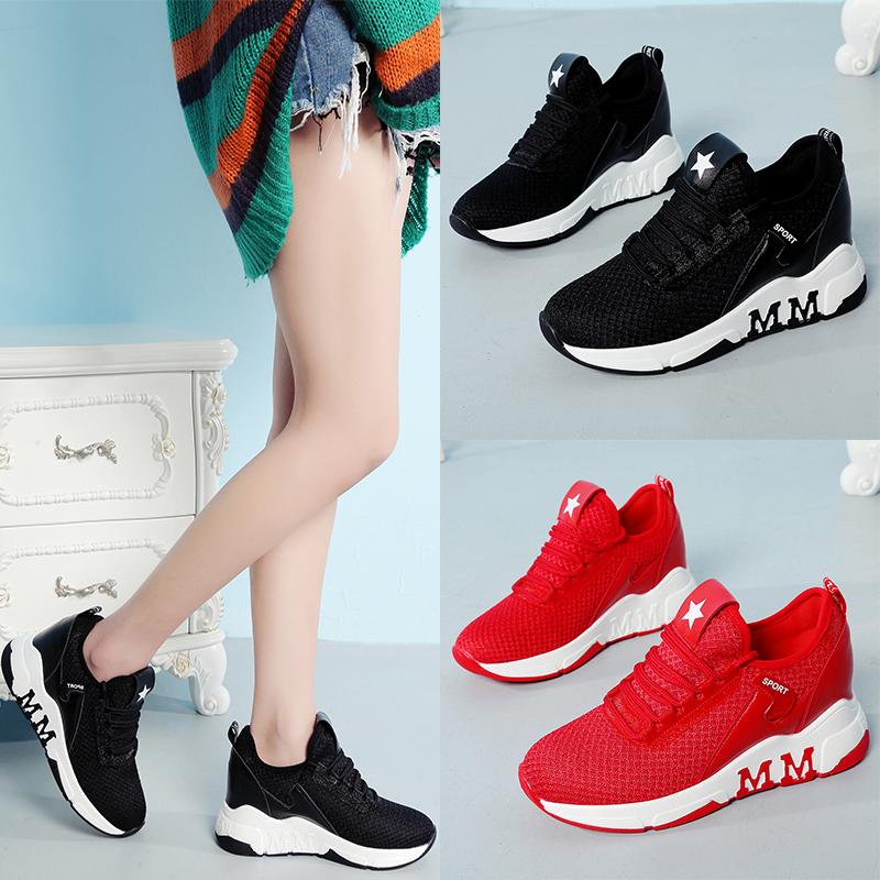 スニーカー レディース スポーツシューズ 厚底 インヒール シューズ カジュアル スポーツ トレーニング ジム ランニングシューズ ジョギング |  | 17