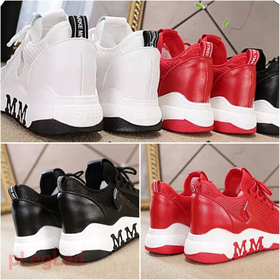 スニーカー レディース スポーツシューズ 厚底 インヒール シューズ カジュアル スポーツ トレーニング ジム ランニングシューズ ジョギング |  | 18