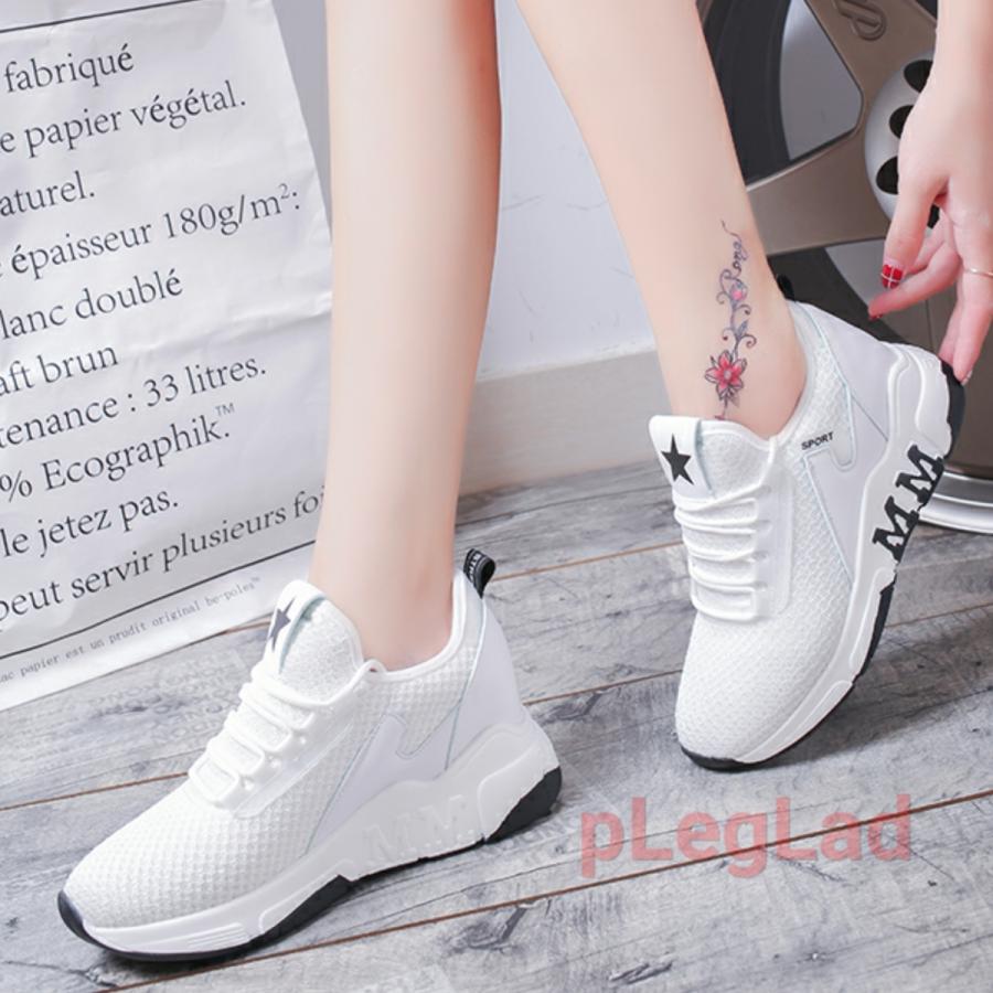 スニーカー レディース スポーツシューズ 厚底 インヒール シューズ カジュアル スポーツ トレーニング ジム ランニングシューズ ジョギング |  | 07