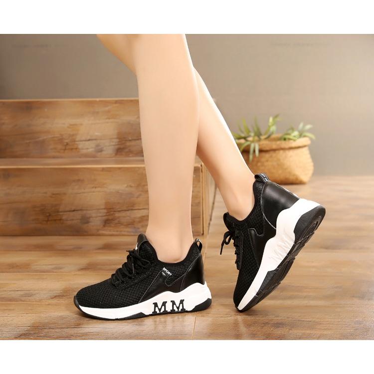 スニーカー レディース スポーツシューズ 厚底 インヒール シューズ カジュアル スポーツ トレーニング ジム ランニングシューズ ジョギング |  | 10