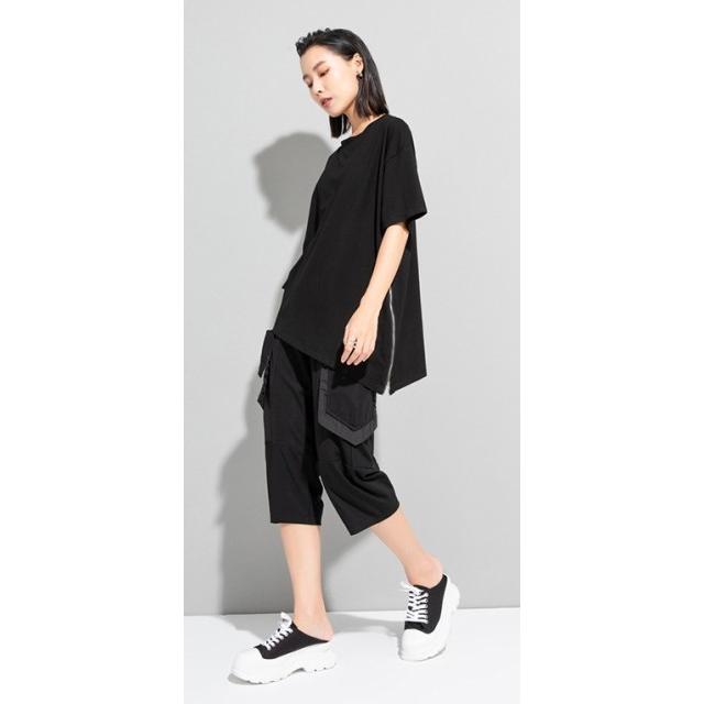 トップス レディース Tシャツ デザイン 半袖 シャツ モード系 個性的