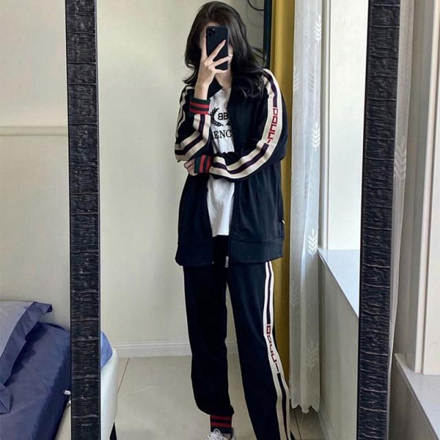 セットアップ ジャージ レディース 韓国 上下セット スポーツウェア 2点セット 長袖 スウエット ストリートファッション スエット パンツ ルームウェア |  | 09