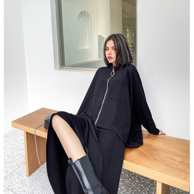 ジャケット レディース モード系 ライト アウター 個性的 不規則