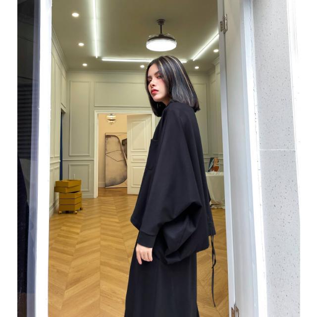 ジャケット レディース モード系 ライト アウター 個性的 不規則