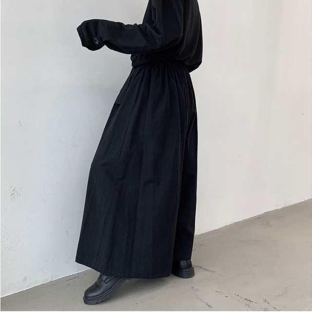 ワイドパンツ メンズ モード系 袴 パンツ ボトムス 個性的 ルーズ 袴