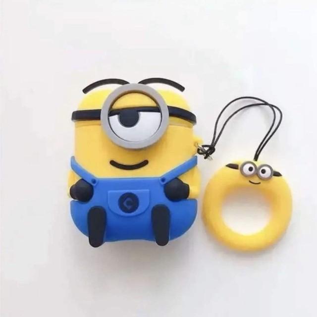 かわいいミニオン スチュアートデザインairpods第1世代 第2世代対応 シリコーンカバー エアーポッズミニオンズケースリング付 そのまま充電もok Pb266 プレンヌ 通販 Yahoo ショッピング