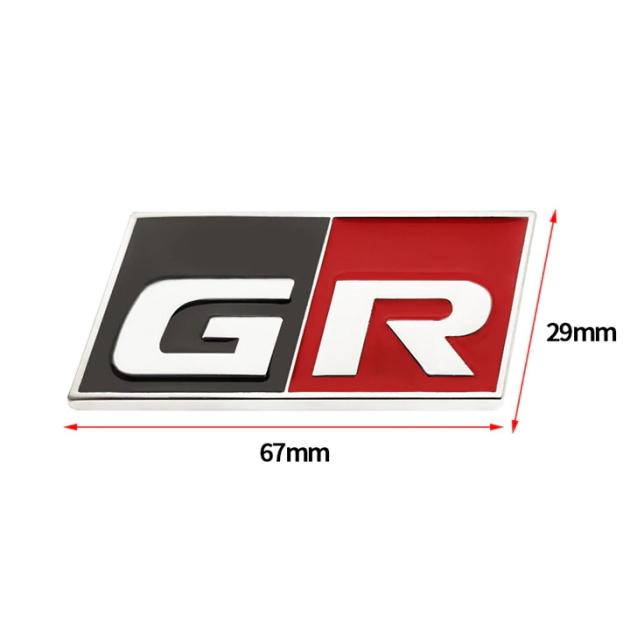 Gr Sprortグリルエンブレム ロゴなし 3d立体デザイン Grスポーツグリルエンブレム Toyota車のエンブレムに アルミ素材 メッキエンブレム Pb309c プレンヌ 通販 Yahoo ショッピング