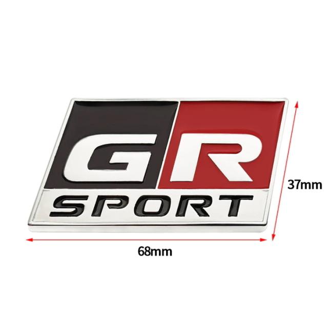 Gr Sprortグリルエンブレム ロゴあり 3d立体デザイン Grスポーツグリルエンブレム Toyota車のエンブレムに アルミ素材 メッキエンブレム Pb309d プレンヌ 通販 Yahoo ショッピング