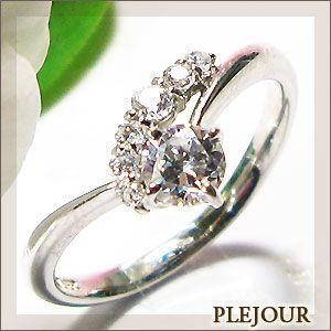 K18ゴールド 結婚指輪 ダイヤモンドリング シンプル エンゲージリング  