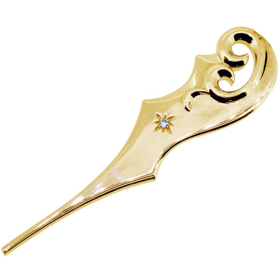 ゴルフ グリーンフォーク おしゃれ イニシャル 刻印 18k 誕生石 3月