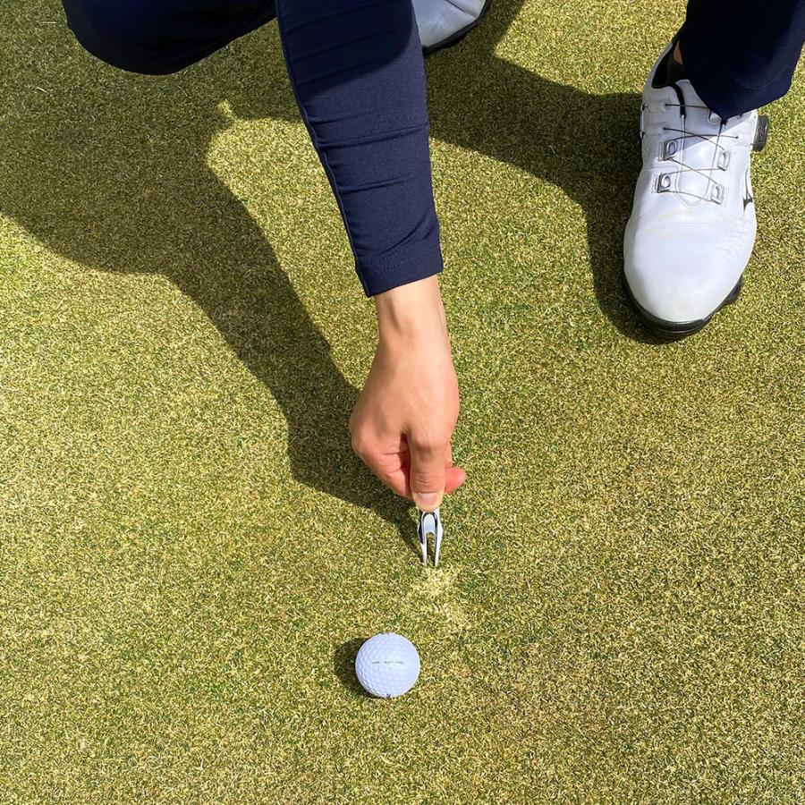 ゴルフ グリーンフォーク シルバー925 ゴルフ用品 刻印 イニシャル 7月