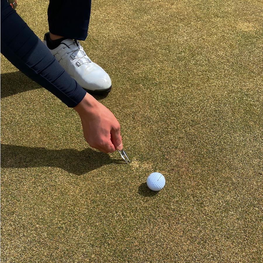 ゴルフ グリーンフォーク シルバー925 ゴルフ用品 刻印 イニシャル 7月